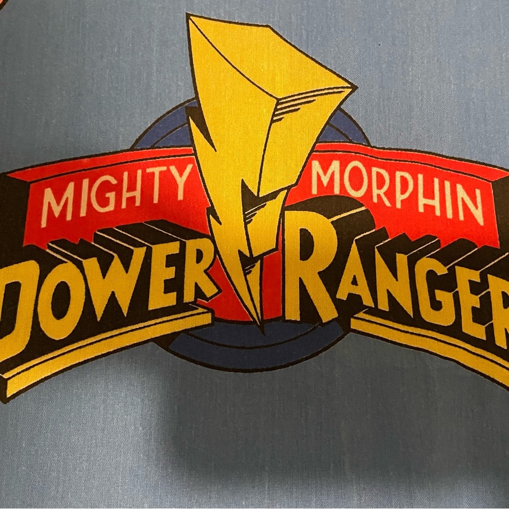 Vintage Mighty Morphine Power Ranger Curtain